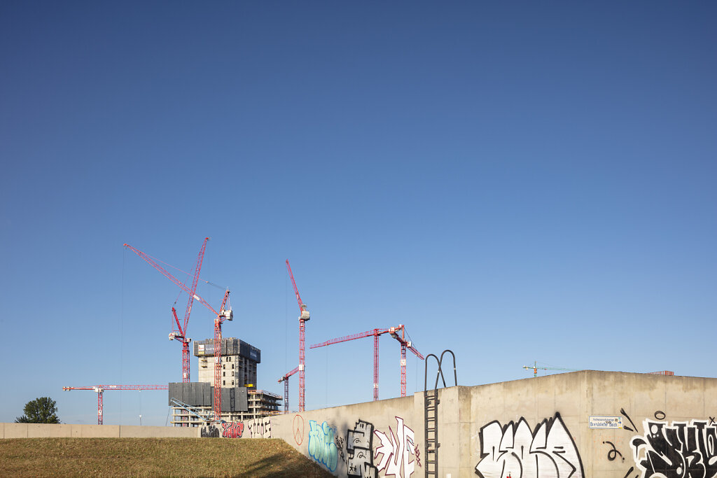 Elbtower construction site